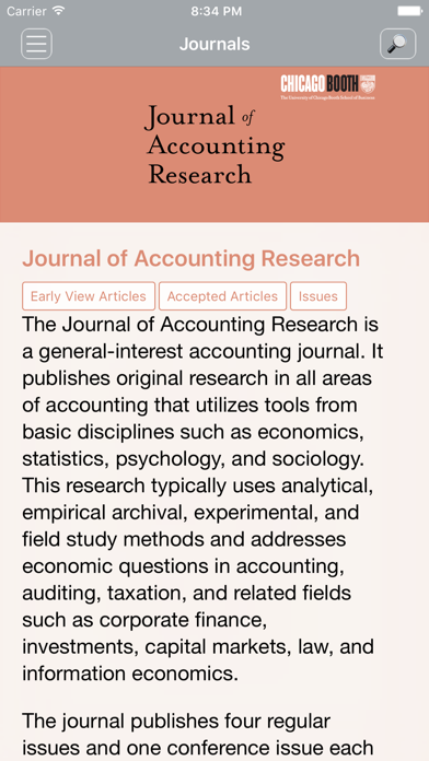 Journal of Accounting Research screenshot 2