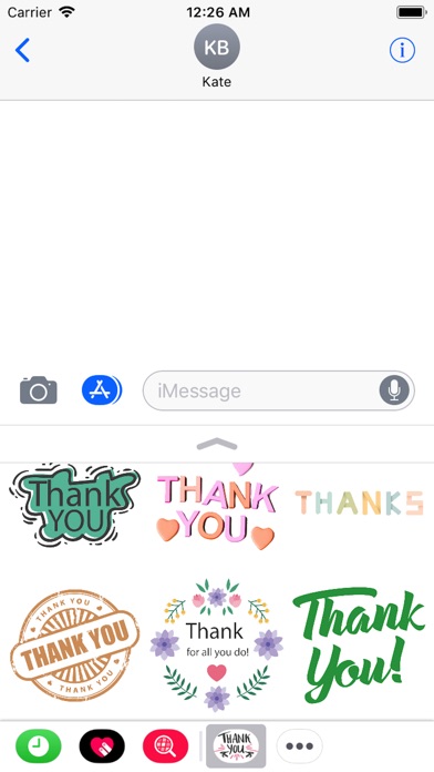 Thank You Stickers 2018 screenshot 2