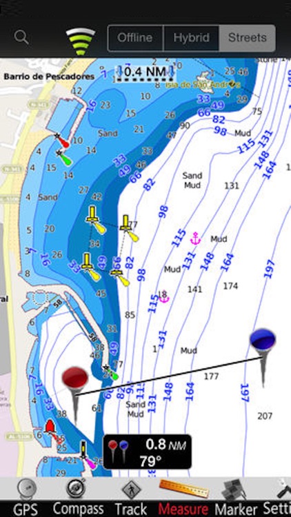 Murcia GPS Nautical charts