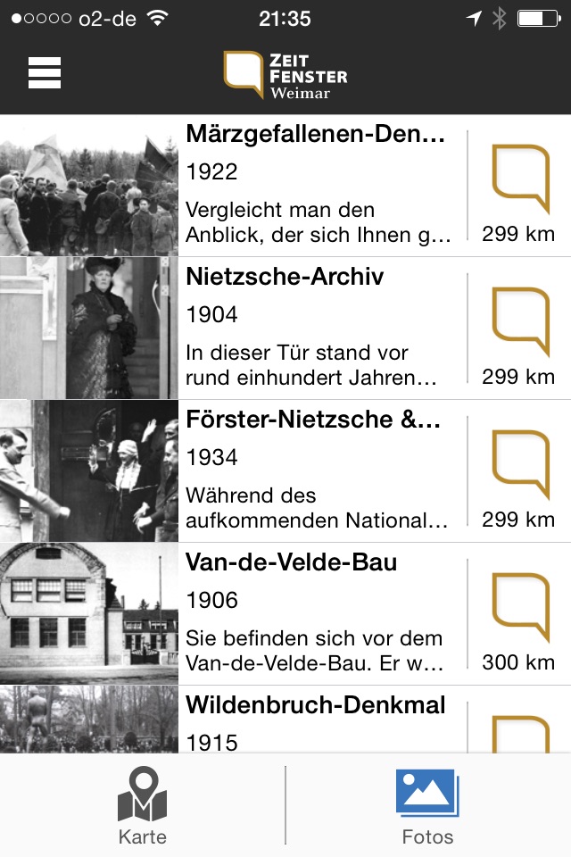 Zeitfenster Weimar screenshot 4