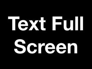 Captura 4 Text Full Screen iphone