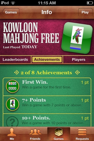 Kowloon Mahjong screenshot 2
