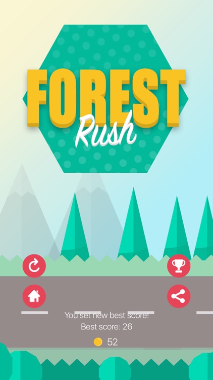 Forest Rush On A Bike