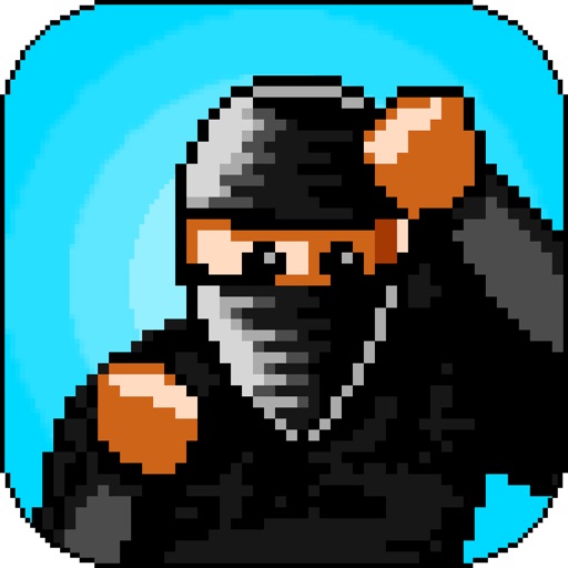 Ninja Man - punch, kick, and slice up the timber