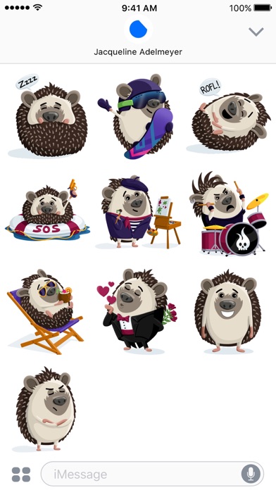 Henry the Hedgehog Stickers screenshot 3