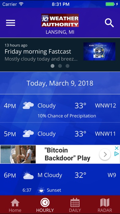 WILX First Alert Weather screenshot 2