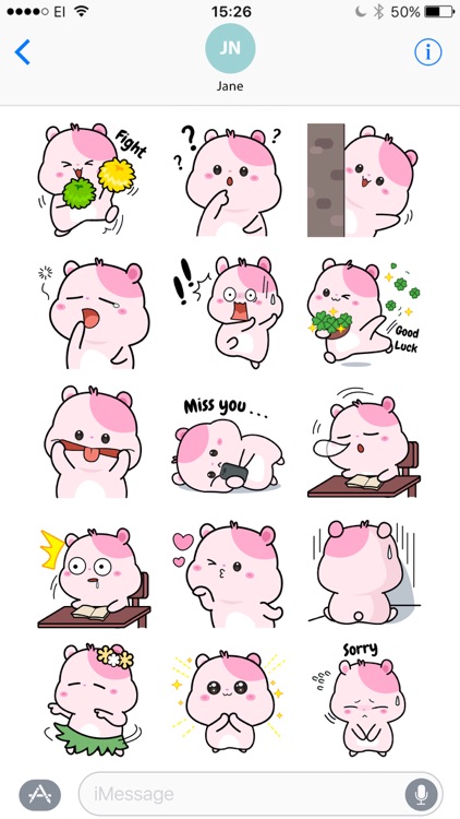 Kiki Hamster Stickers