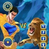Superhero vs Wild Animal Fight