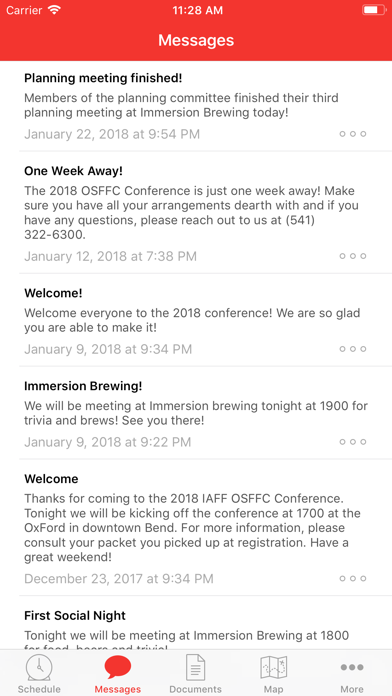 2018 OSFFC Conference screenshot 3