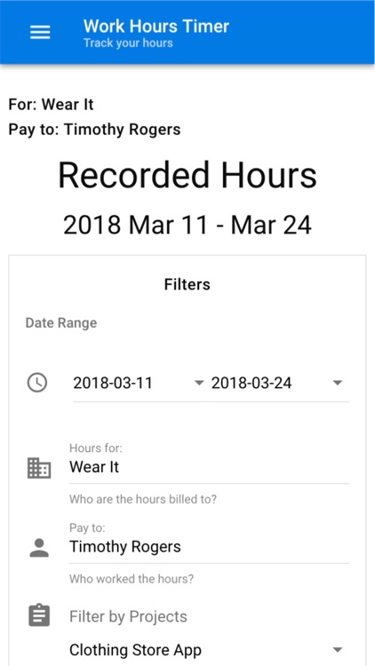 Work Hours Timer screenshot-4