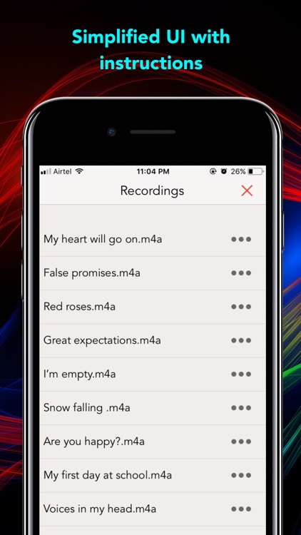 Voice Tune-Sing Along Recorder screenshot-3