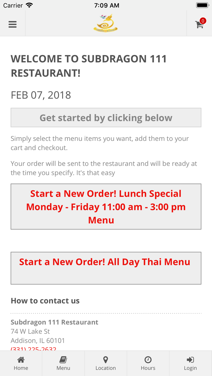 Subdragon 111 Restaurant