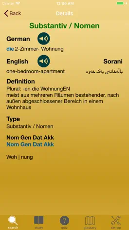 Game screenshot Sorani Deutsch Vokabeln A1 apk