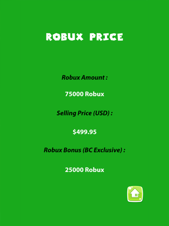 Robux For Roblox App Price Drops - 