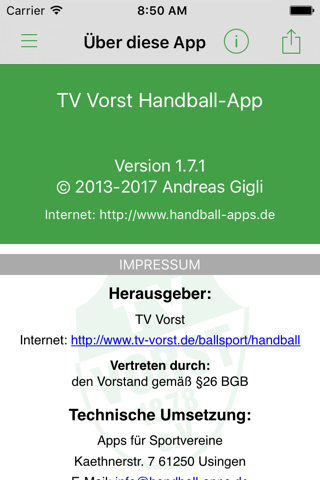 TV Vorst Handball screenshot 4
