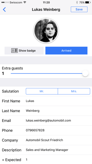 Guest List App for Events(圖3)-速報App