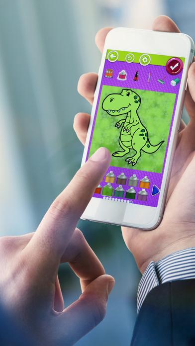 How to cancel & delete Dinosaur Coloring Book Pages from iphone & ipad 1