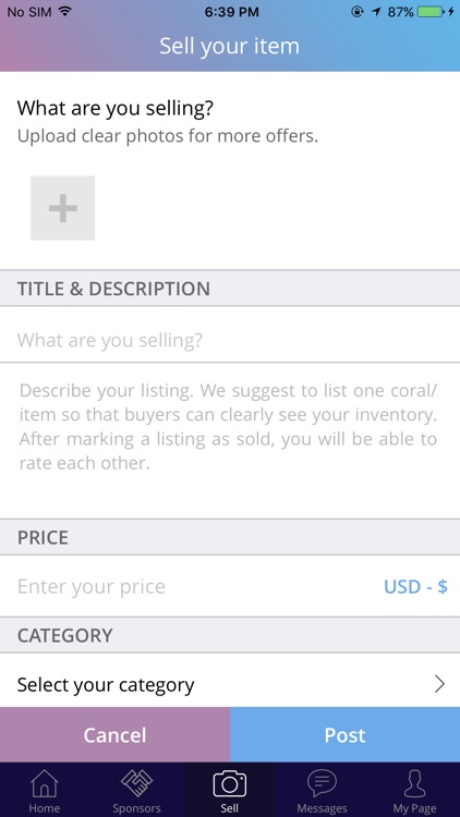 CoralReefMKT- Reef Marketplace