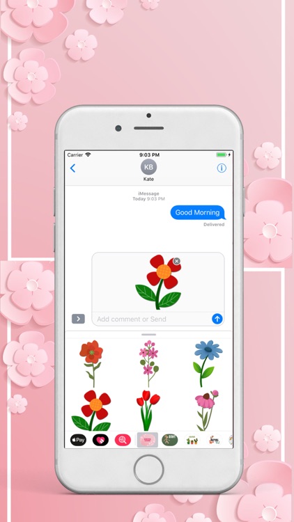 Beautiful Flower Pack Stickers