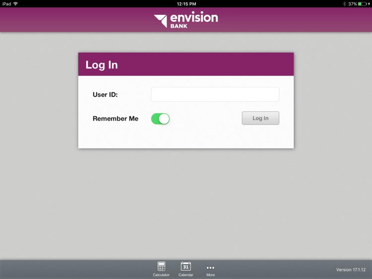 Envision Bank Mobile for iPad