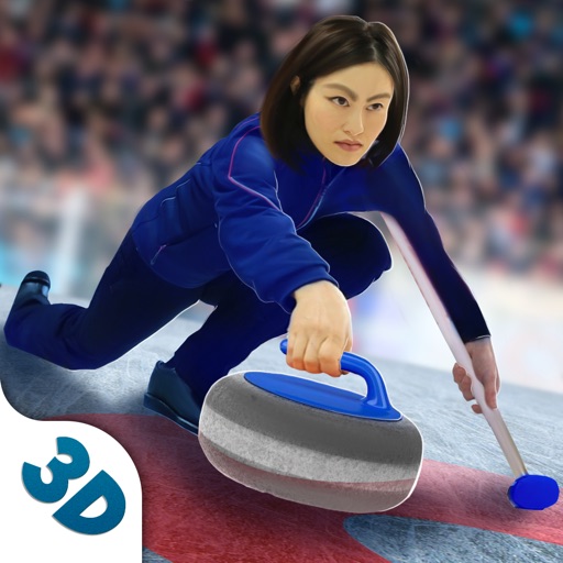 Curling Wintersports King Icon
