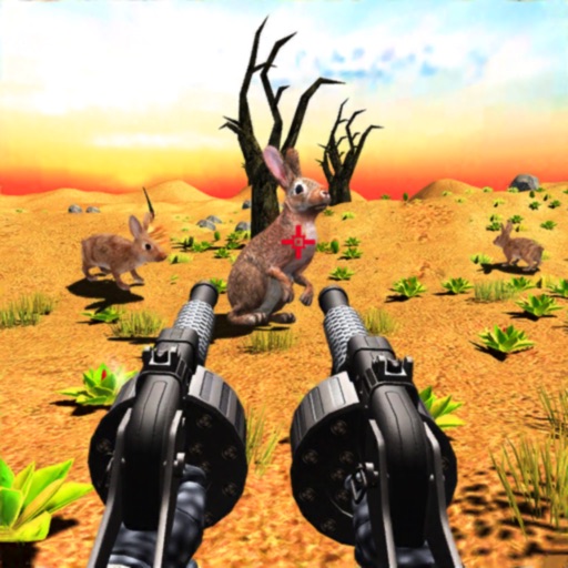 Double Guns Rabbit Hunting 3D Icon