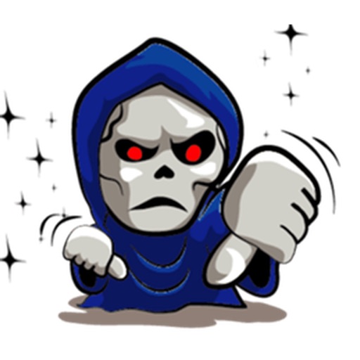 The Grim Reaper Emoji Sticker iOS App
