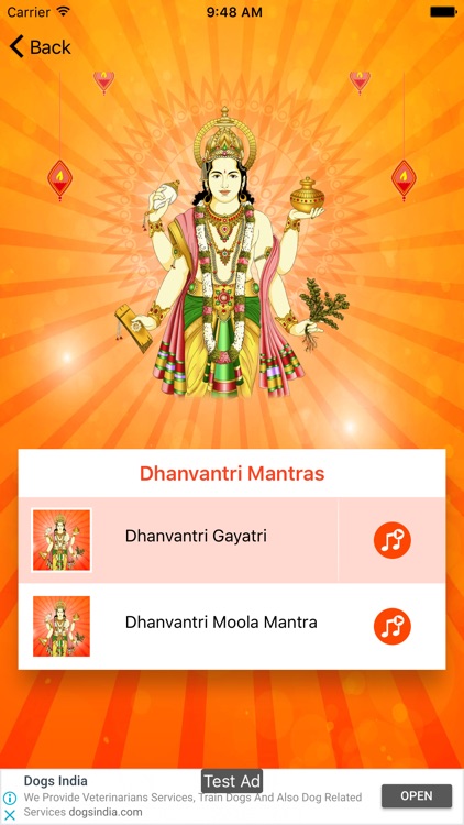 Dhanvantri Pooja and Mantra