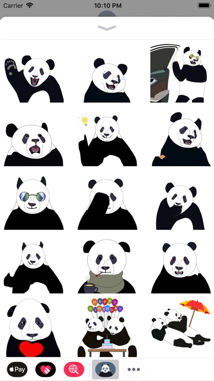 Giant Panda Stickers Pack