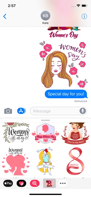 Woman's Day Modern Stickers(圖3)-速報App