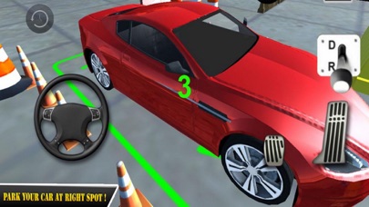 Red Car Parking Skill 18 screenshot 3