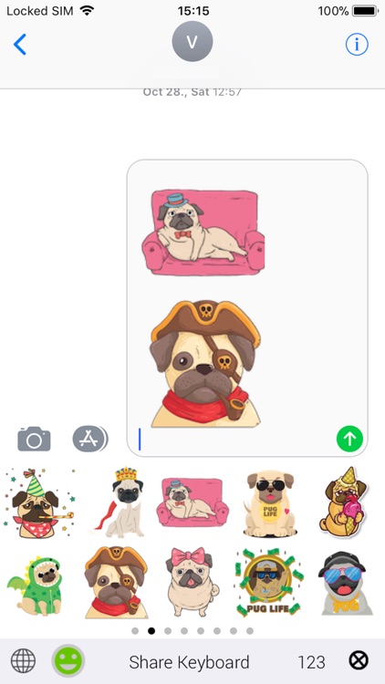 PugsEMOJI - Pug Emoji Keyboard screenshot-3