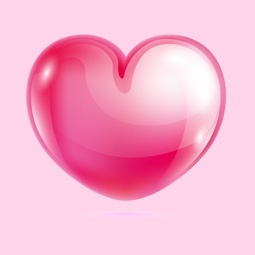 Glossy Couple & Love Stickers iOS App