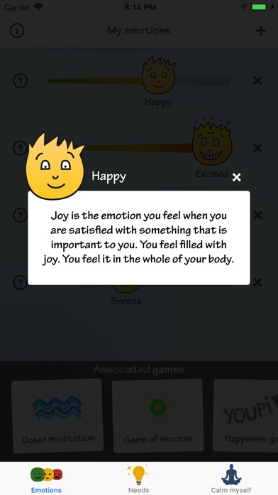 Emotions Manager screenshot 3