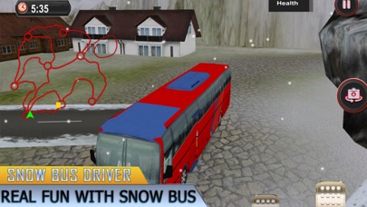 Bus Drive Snow Simulator screenshot 3