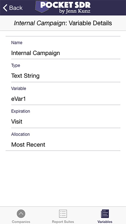 Pocket SDR for Adobe Analytics screenshot-3