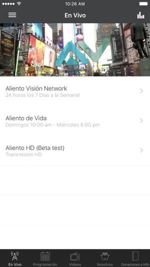 Aliento Vision TV Network(圖1)-速報App