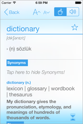 Dictionary Turkish English screenshot 3