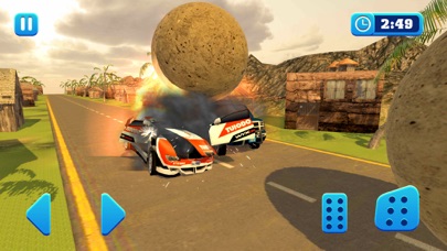 Rolling Balls Car Crash Race screenshot 2