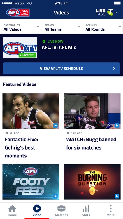 AFL Live Official App screenshot-4