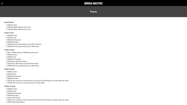 Nordea Masters screenshot-6