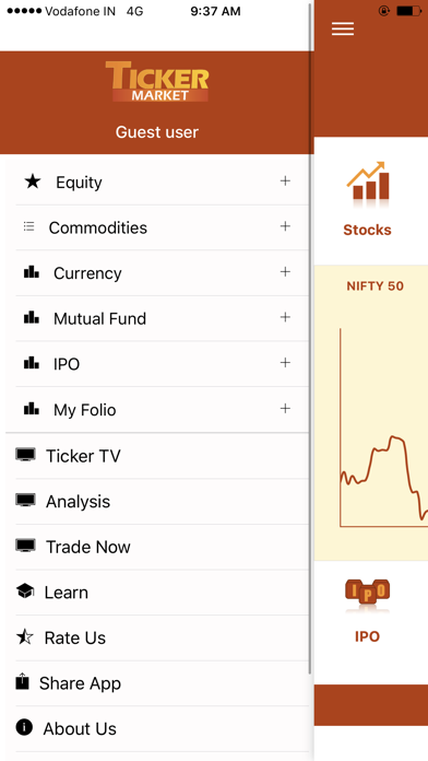Ticker Market screenshot 2