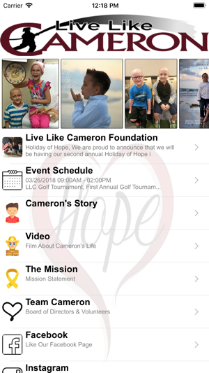 Live Like Cameron(圖1)-速報App