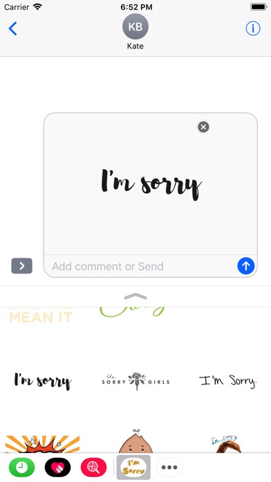 Say Sorry With Stickers screenshot 3