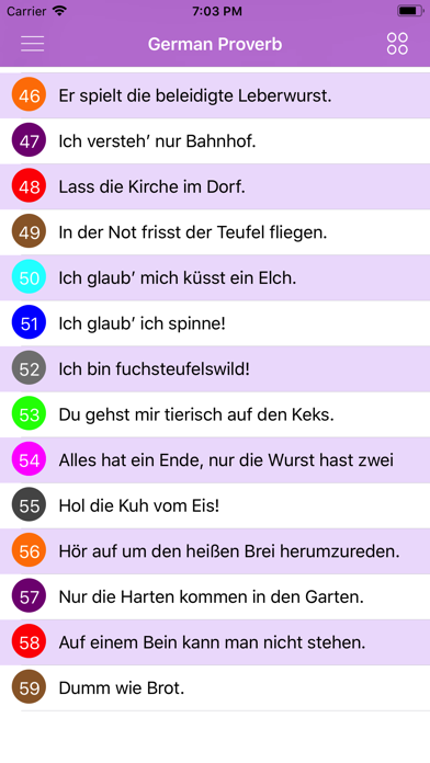 German Proverb Offline screenshot 2