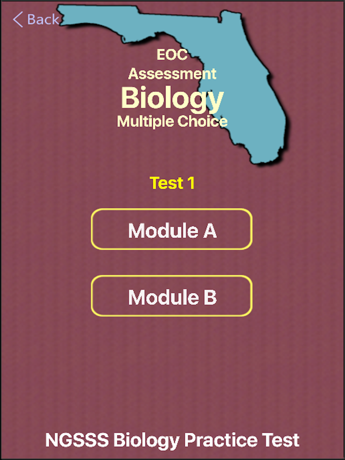 FL NGSSS Biology Practice Test