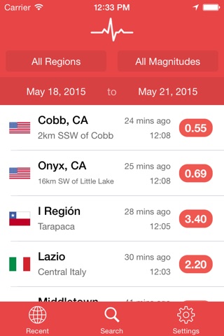 My Earthquake Alerts Pro screenshot 2