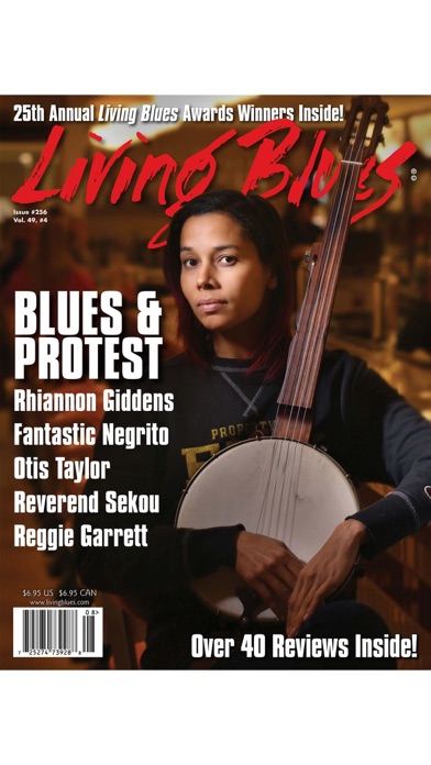 LIVING BLUES MAGAZINE screenshot1