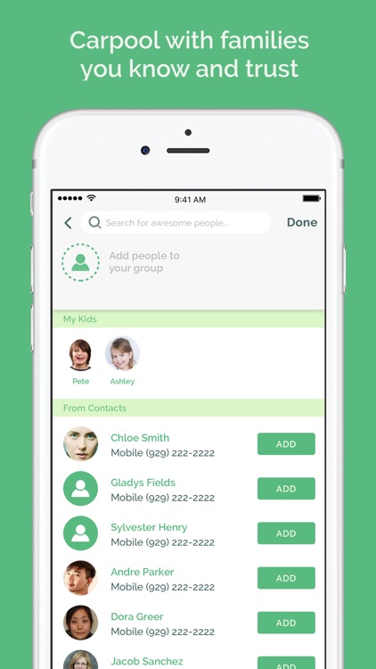 GoKid Carpool Organizer screenshot-4