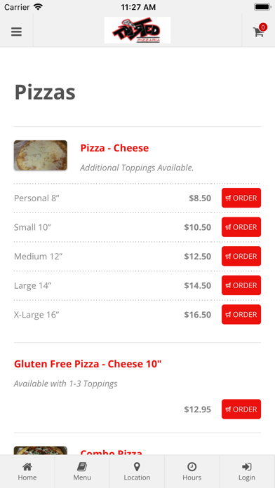 Twisted Pizzaria Ordering screenshot 3